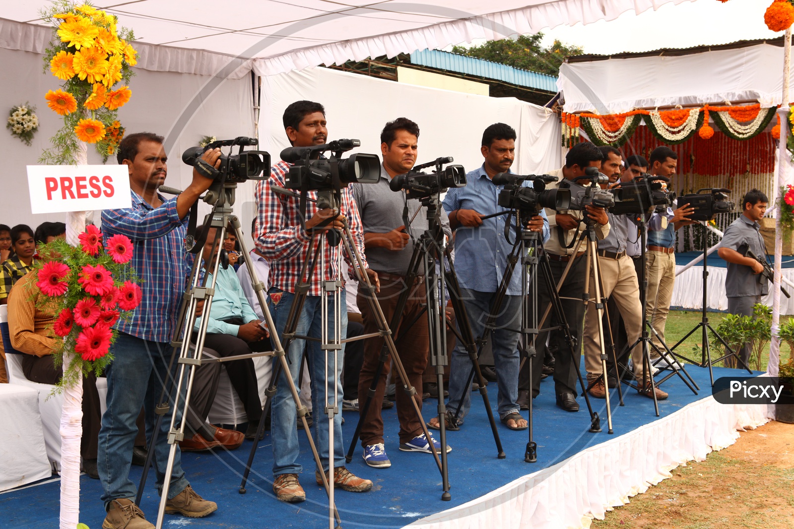 Press or Media journalists, videographers
