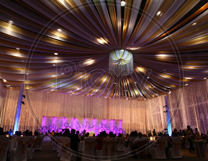 Indian Wedding Hall Decoration