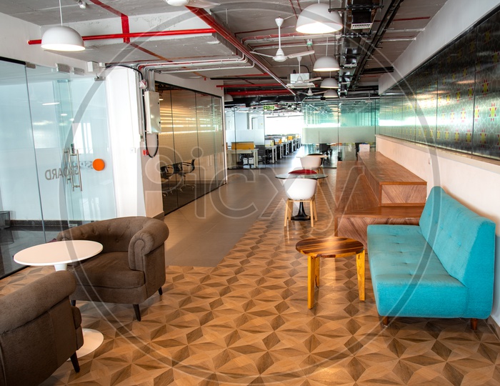 Coworking Spaces, Corporate Office Work Spaces, Lounge