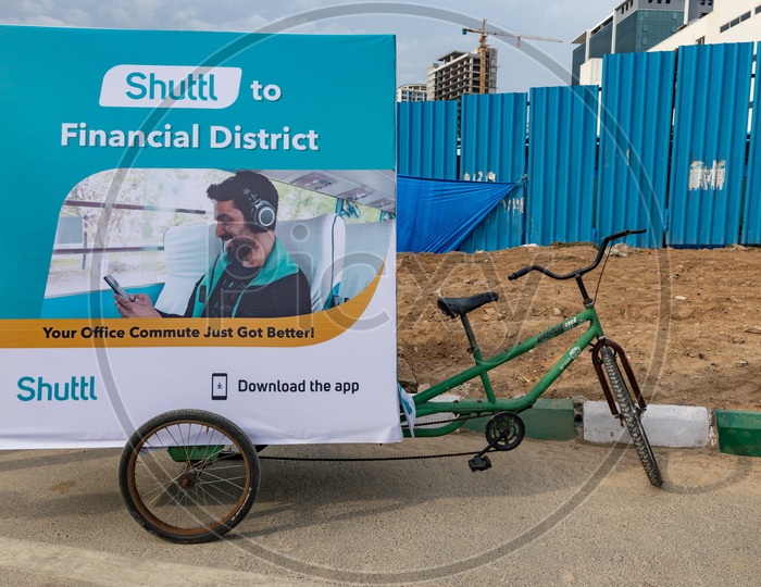 Advertising through Rickshaw, Trycycle Advertising