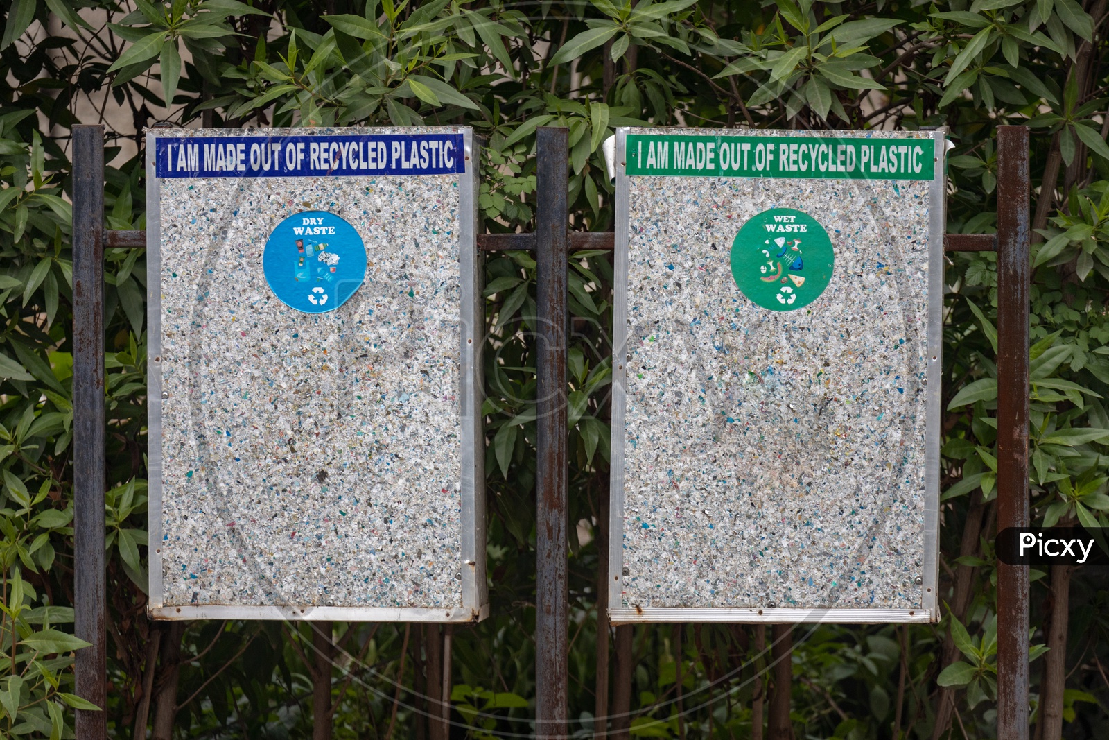 Dustbin Made Of Recycled Plastic  By GHMC