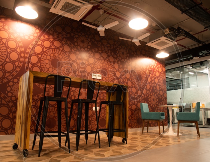 Coworking Spaces, Corporate Office Work Spaces, Recreation lounges