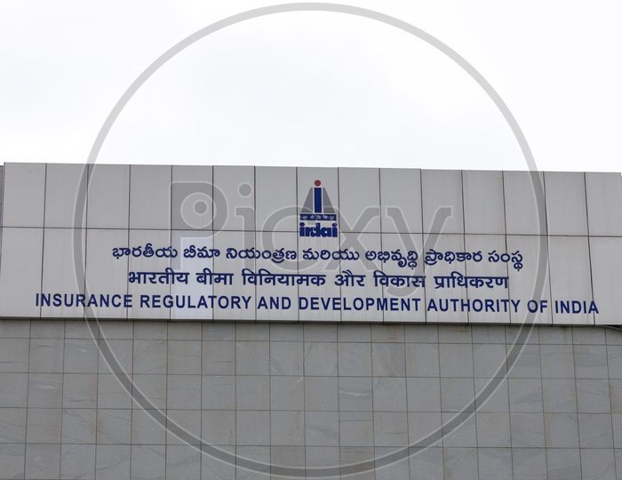 Insurance Regulatory and  Development Authority of India office in financial district.