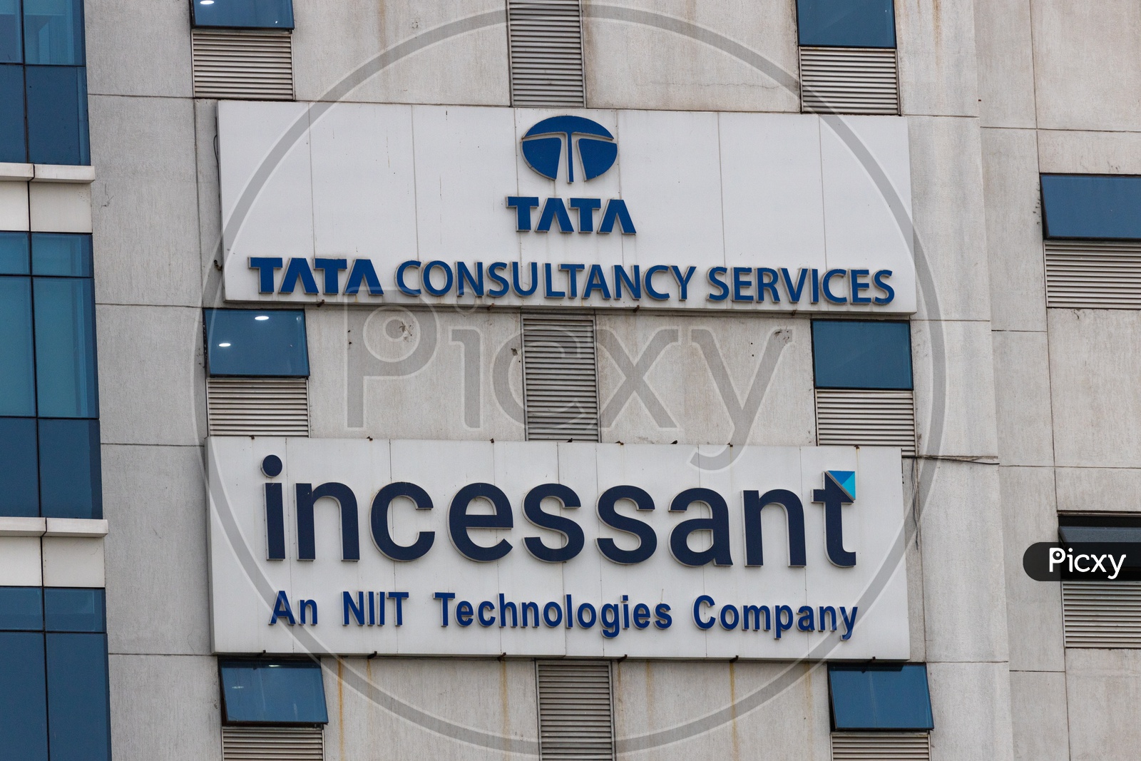 Tata Consultancy Services and Incessant NIIT Technologies Company offices in Q-City Park