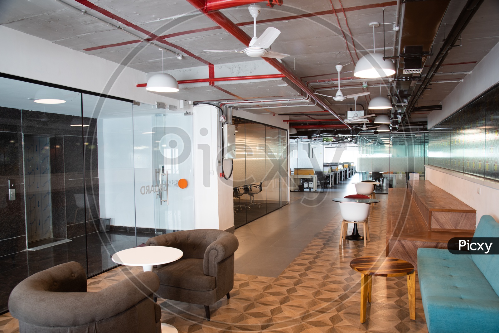 Coworking Spaces, Corporate Office Work Spaces, Recreation Lounge