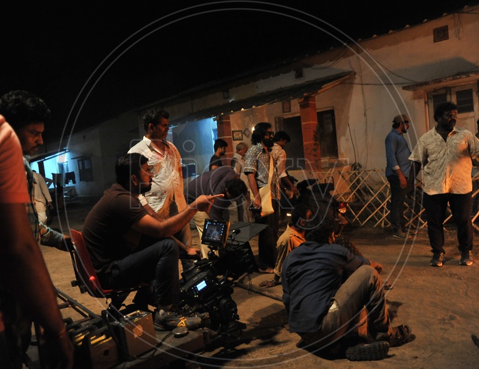 Movie Shooting With Trolley Camera