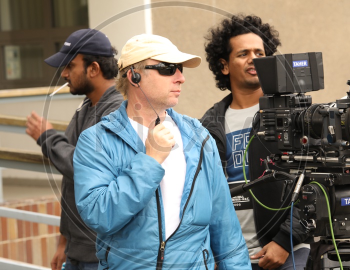 Cinematographer Behind Camera