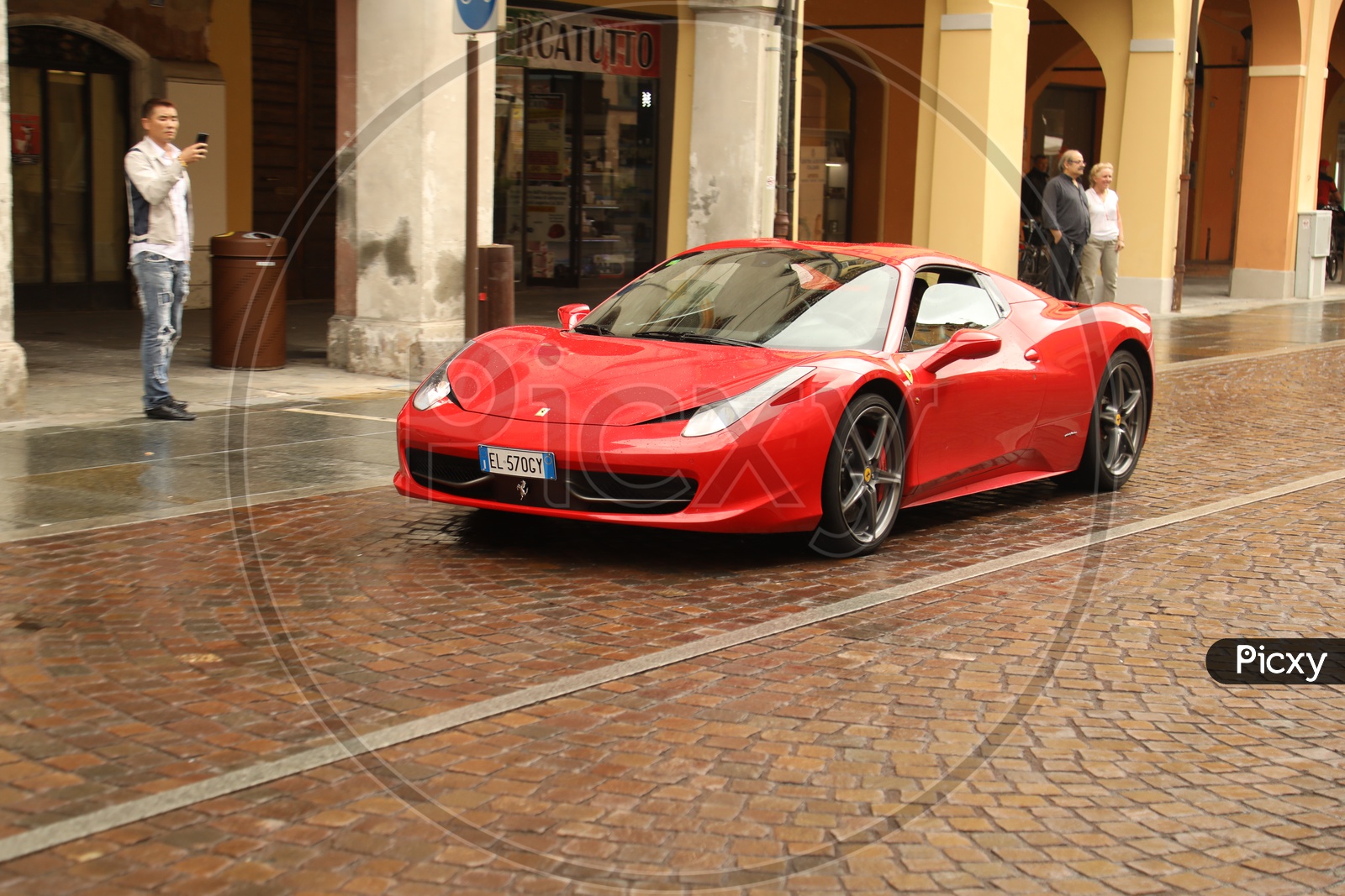 Ferrari 458 Car on Czech Republic Streets
