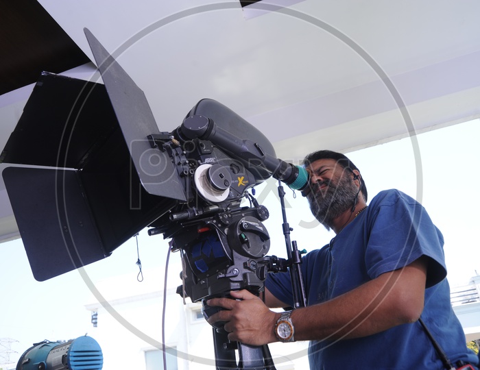 Cinematographer behind Camera