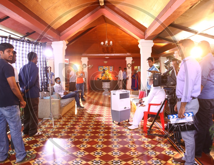 Movie Shooting  in a House