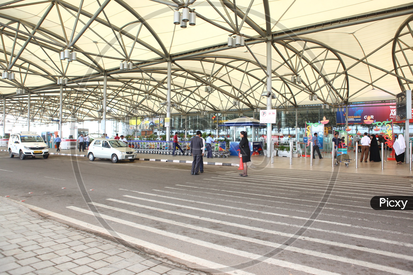 RGIA  Airport Hyderabad Entrance