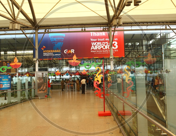RGIA Airport Entrance