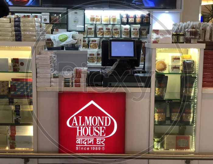 Almond House  Vendor Stall In RGIA Airport