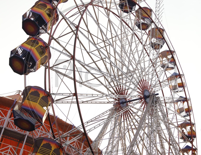 Giant Wheel In a Fair Exhibition