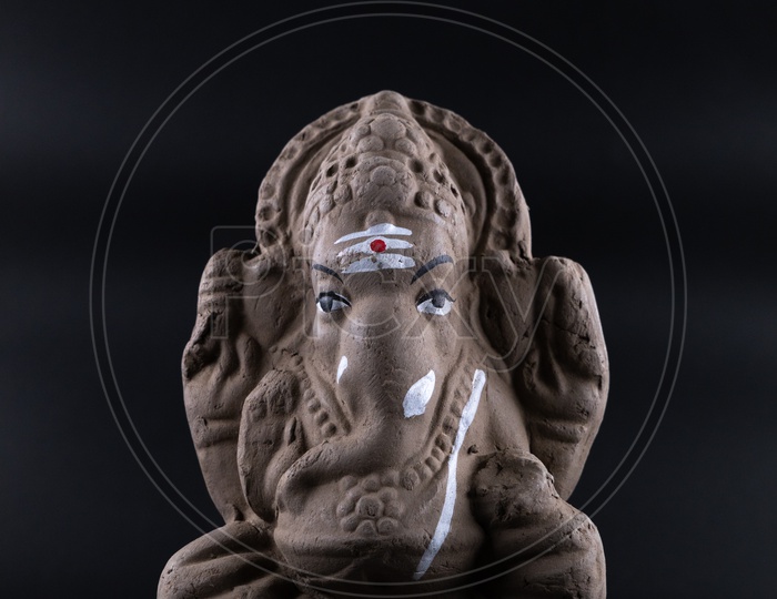 Eco friendly clay Ganesh Idol