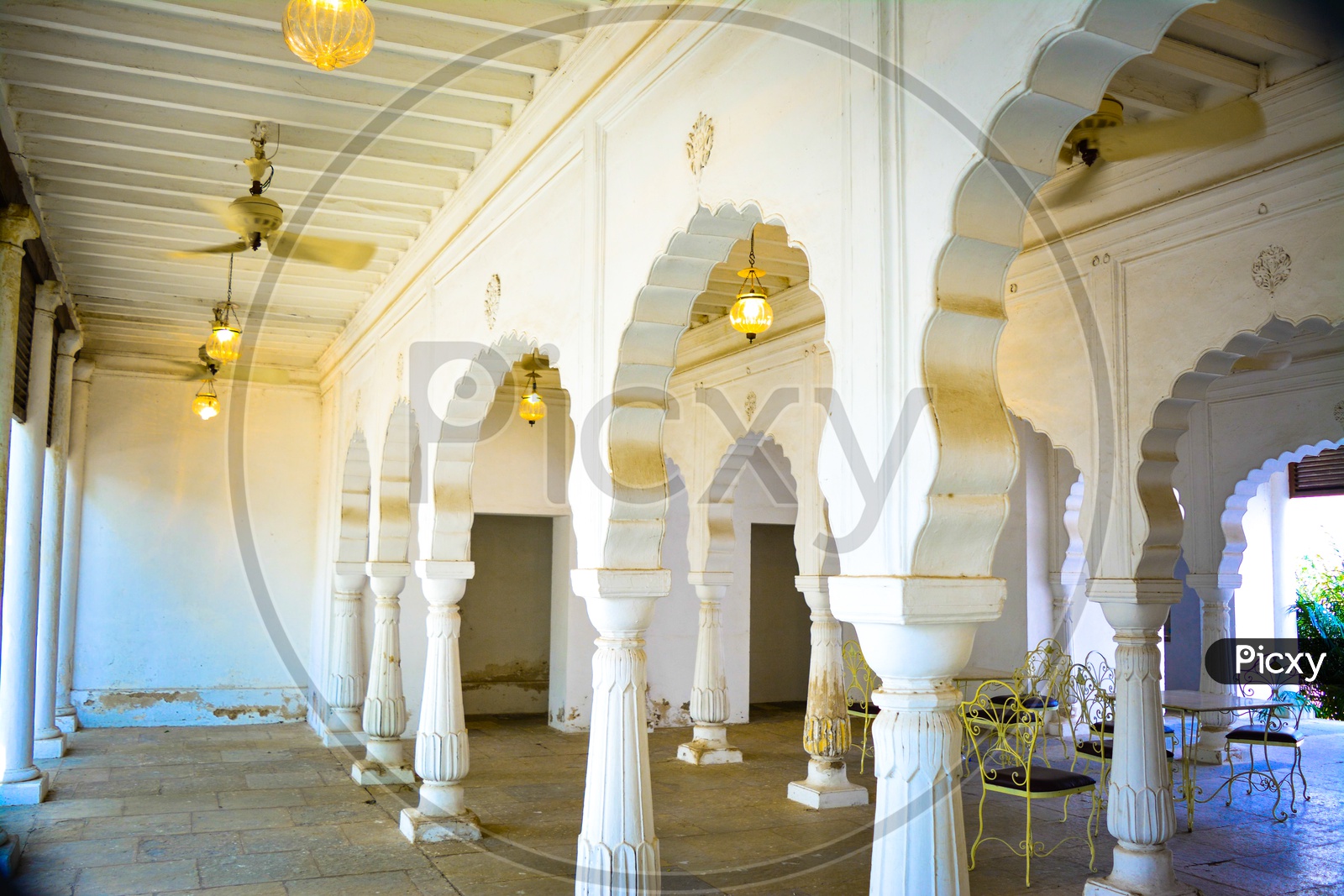 Inner view of Chowmahalla Palace