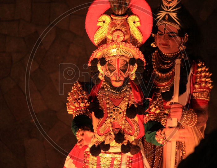 Image Of Thirayattam Traditional Kerala Dance Art Form Performing On 