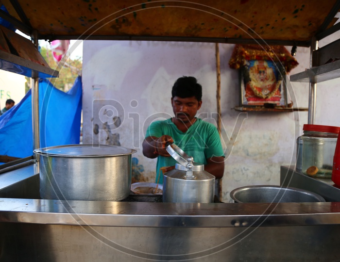 Tea Stall With vendor