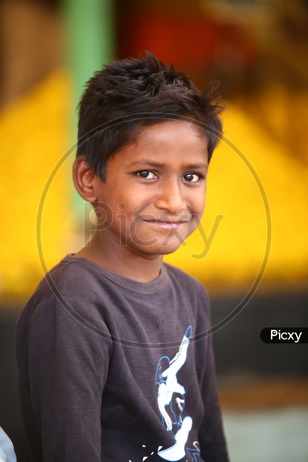 Portrait of a Kid Smiling