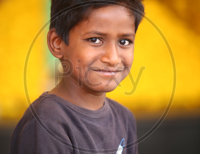 Portrait of a Kid Smiling