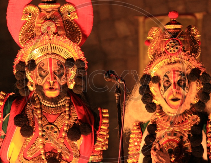 Image of Thirayattam Traditional Kerala Dance Art Form Performing On ...