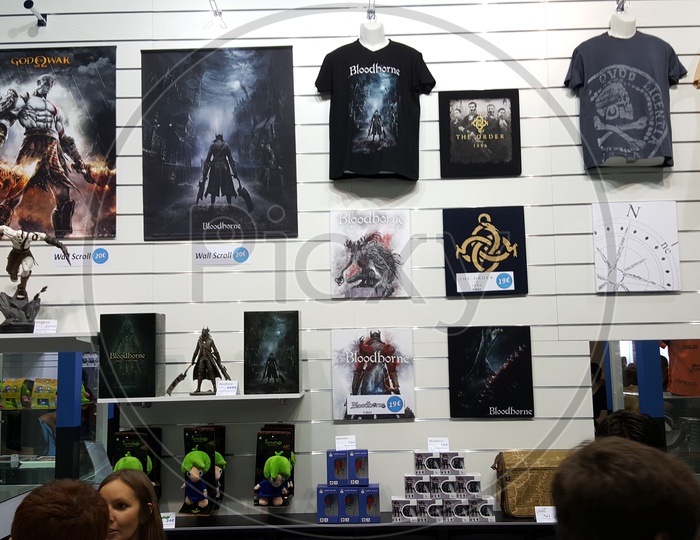 Printed T-shirts and Toys for Gamer's at Gamescom, Cologne