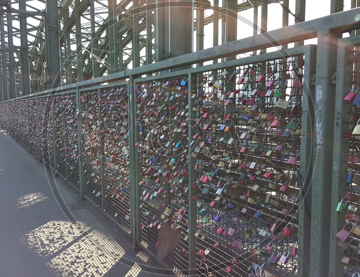 Love Locks on Hohenzollern Bridge