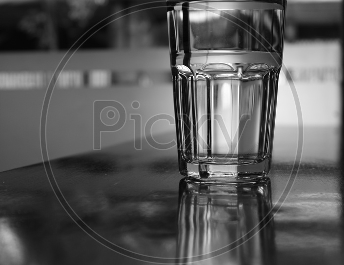 Water In a Glass On a Table