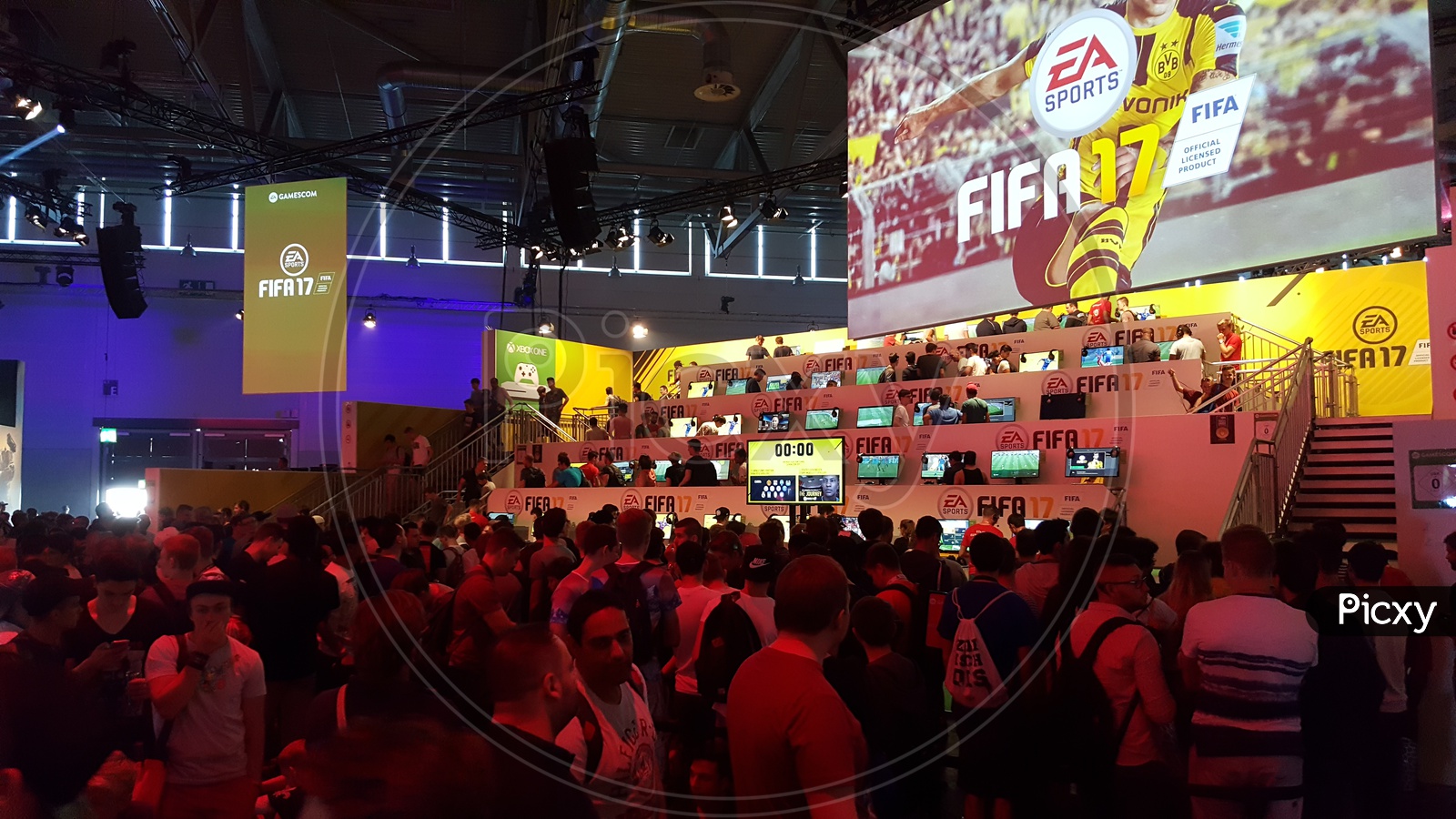 FiFA Game EA Stall at Gamescom, Cologne