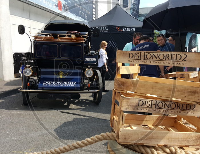 Dishonored 2 Video Game Vehicles at a Stall