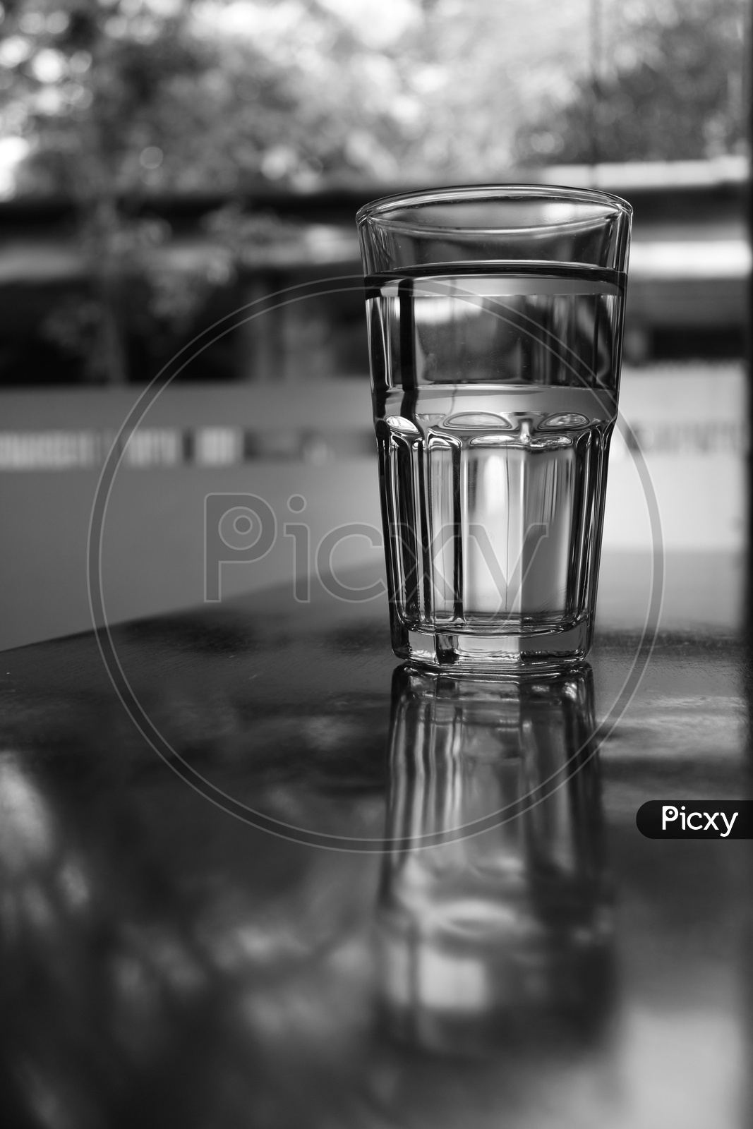 Water In a Glass On a Table