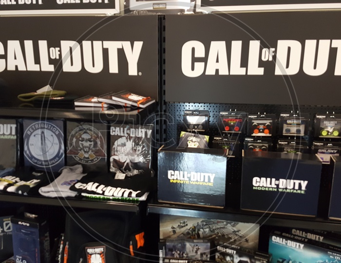 Call of Duty Books and T-shirts merchandise
