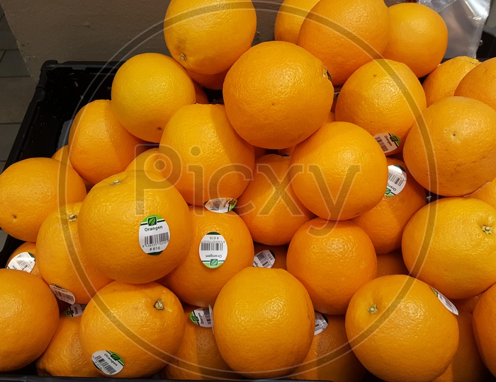 Valencia oranges