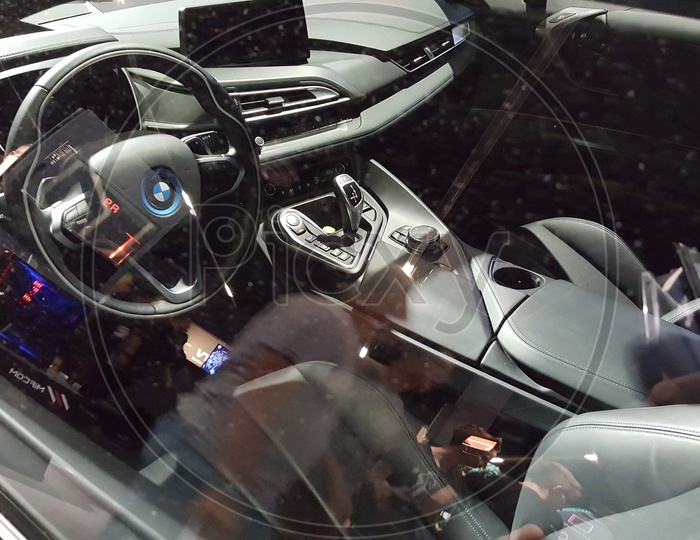 Interior of BMW Sports Car
