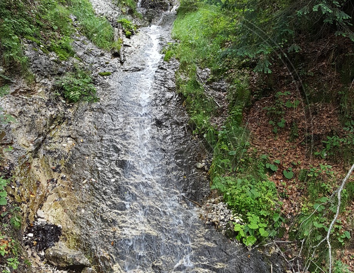 Water Stream from a Mountain