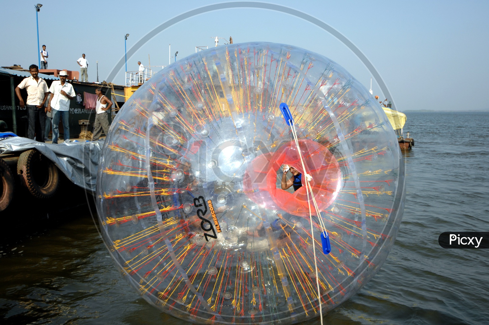 Bubble Roller  Rides on Sea Water