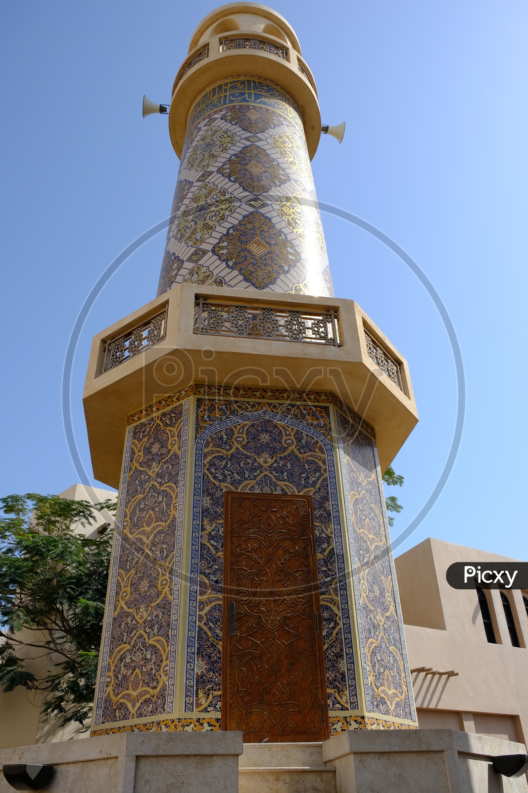 Minaret at Katara Masjid