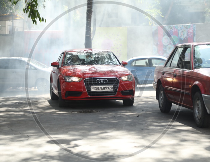 Audi Car on Roads