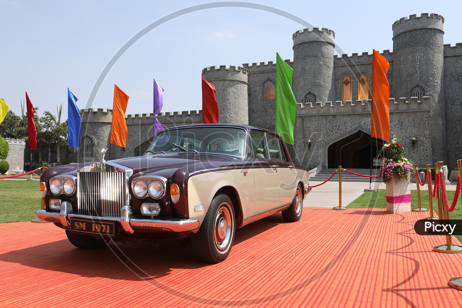 Rolls Royce Car In an Expo