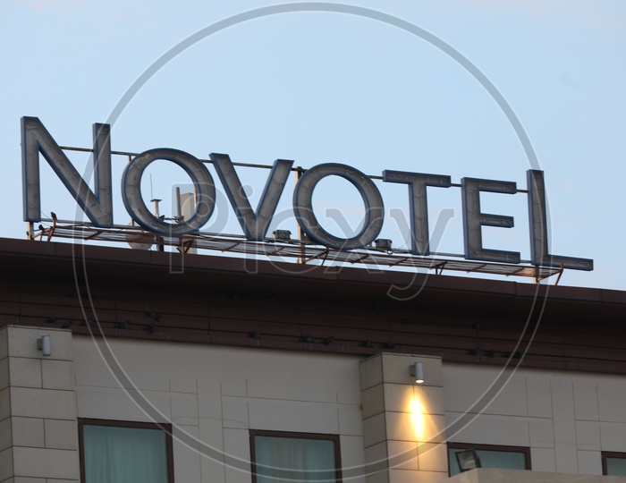 NOVOTEL Hotel Name Board