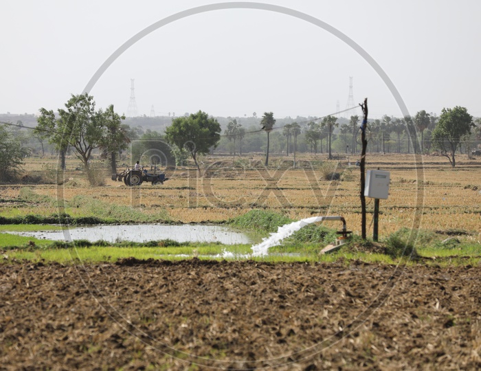 Motor Pumping Of Water To Farm Lands Or Agricultural Lands in Rural villages