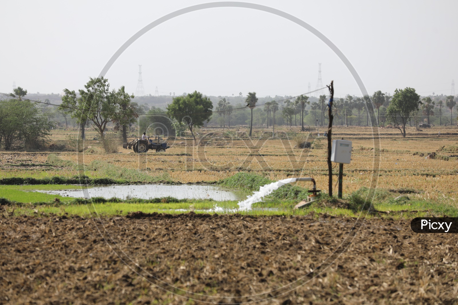 Motor Pumping Of Water To Farm Lands Or Agricultural Lands in Rural villages
