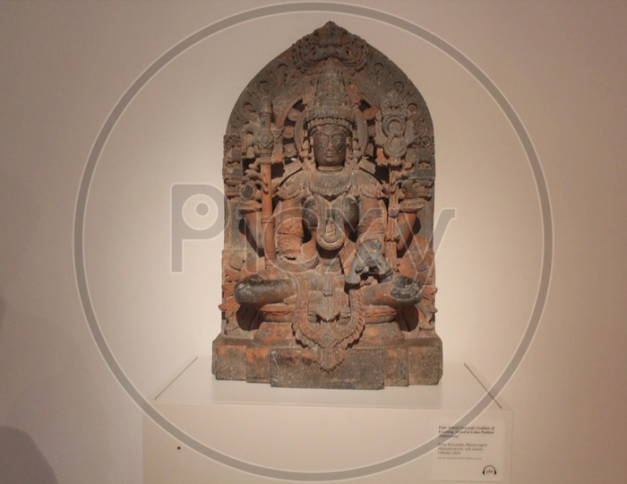 Hindu  God Ancient Sculptures in Art Institute Of Chicago