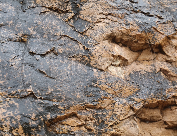 Texture of Sedimentary rocks Of a Rock Hill