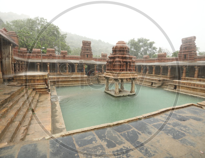 Temple Tank At Lord Yaganti Uma Maheshwara  Temple