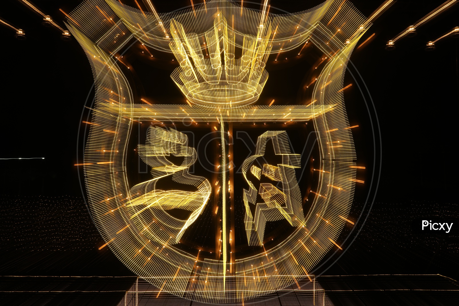 Image of Messed Up Led Light Patterns Background or TemplateSA747537Picxy