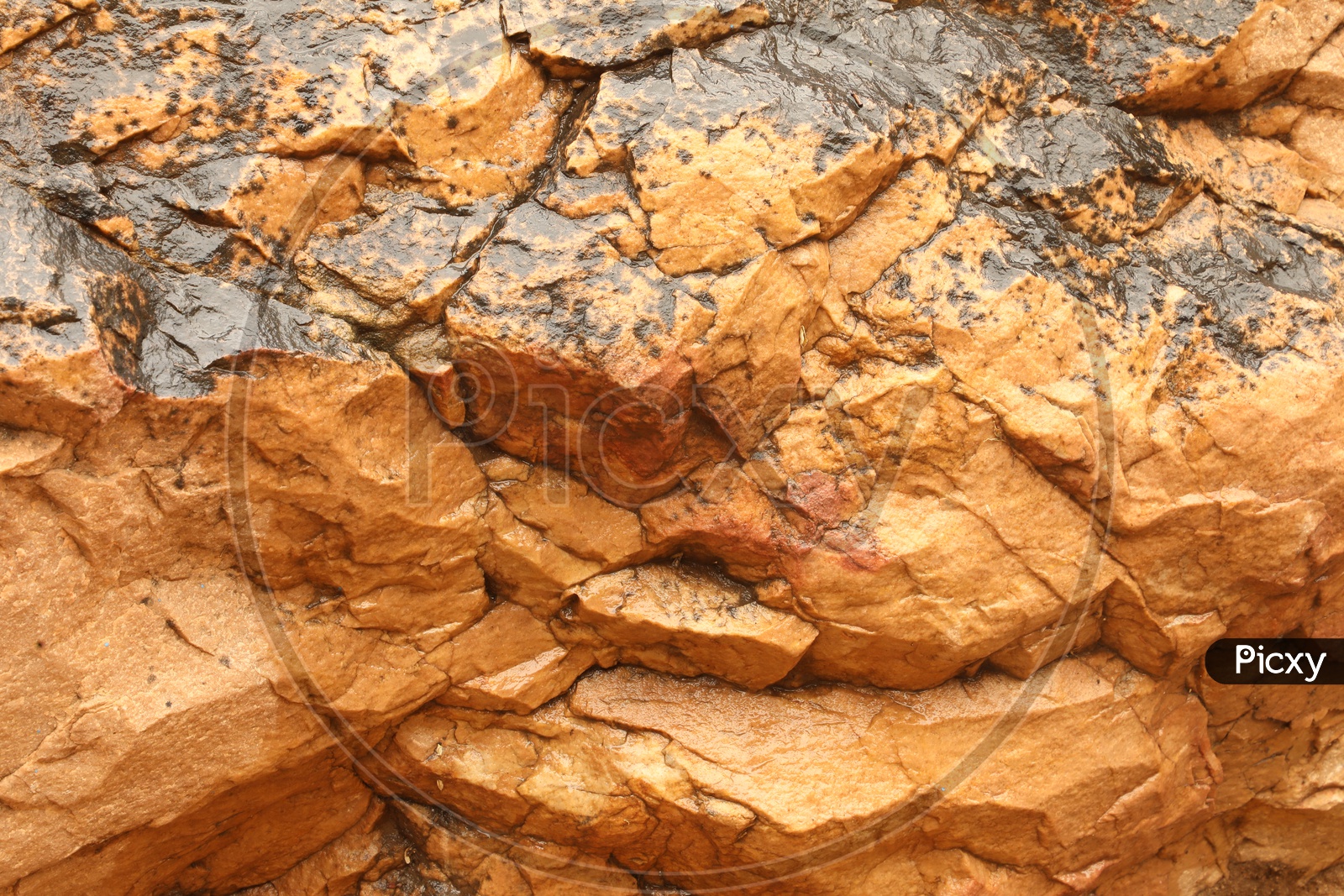 Texture of Sedimentary rocks Of a Rock Hill