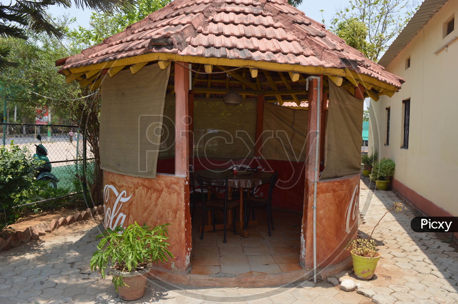 Village Theme Dhaba With Huts
