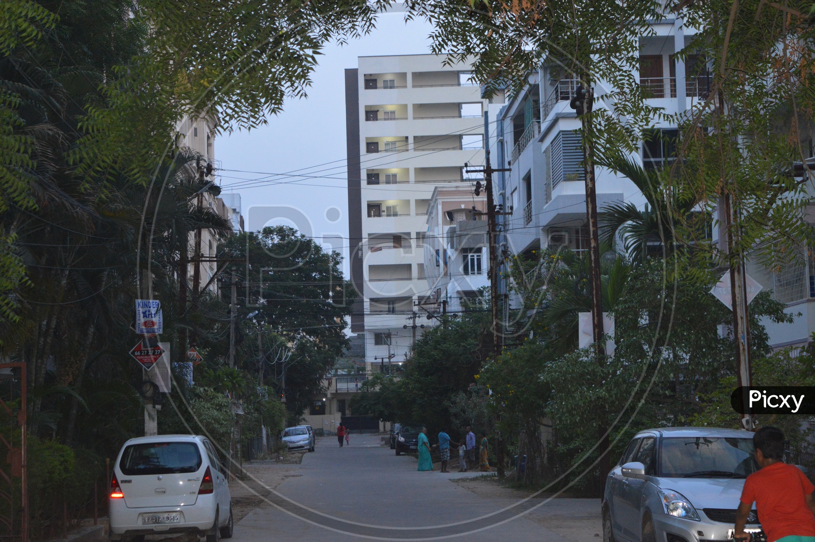 Streets Or Roads in a Residential Area or Colony