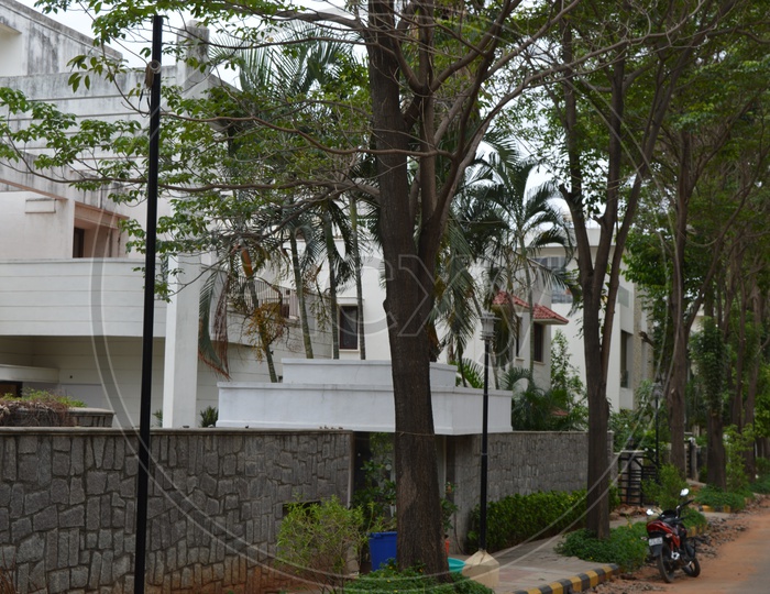 Houses And Streets in a Residential Colony